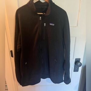 Men’s Patagonia Better Sweater full zip black jacket